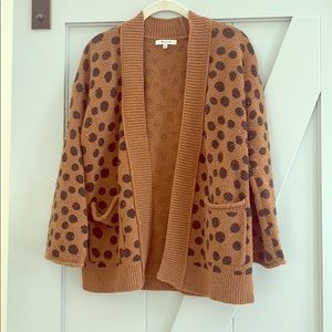 Madewell spotted cardigan